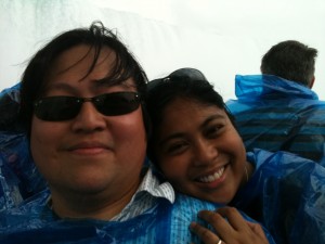 Hubby & Me on Maid of the Mist